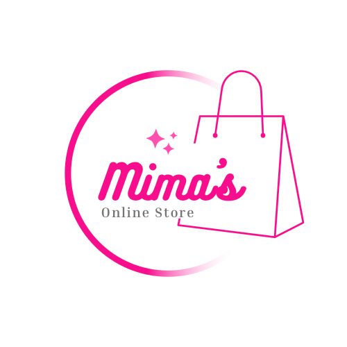 Mima's Online Store White Logo
